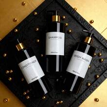 Bathroom Dispenser Shampoo, Conditioner, And Body Wash Refill Bottle Lotion Refill Bottle Compatible With Refillable Pump-Style Bottles 3pcs - Multicolor - View 6