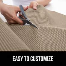 Kitchen CabinetsGorilla Grip Drawer and Shelf Liner Strong Grip Non Adhesive Easiest Install Mat Durable Organization Liners Kitchen Cabinets Drawers Cupboards Bathroom Storage Shelves 12 IN x 10 FT BeigeKitchen Cabinets - Beis - Ver 6