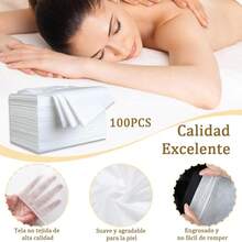 Massage Table Sheets & Headrest Covers - White - View 2