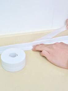 1 Roll Waterproof Bathroom Caulk Tape, Self-Adhesive Mildew-Resistant Sealing Tape For Bathroom, Kitchen, Toilet Crevices, Waterproof And Moisture-Proof