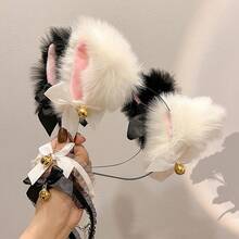 Cute Cat Ears Ladies' Hair Strap Fashionable Plush Bell Role-Playing Exquisite Fox Hair Strap Sexy Hair Strap Girls' Headwear - Multicolor - View 2