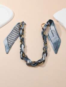 1 件合金链条围巾手机钱包带钩针编织 - 彩色 - 查看 9