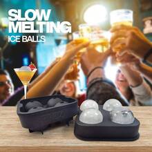 Housewares Solutions Froz Ball Maker u2013 Bandeja de silicona de grado alimenticio con capacidad de bola de 4x 4, 5 - inicial - Ver 5