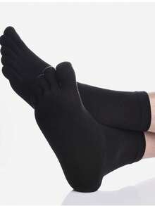 5 Đôi Tất Ngón Chân Nữ Tất Năm Ngón Chất Lượng Cao Mùa Thu Xuân Tất Thể Thao Ống Giữa Có Ngón Riêng Biệt Quà Tặng Giáng Sinh - Nhiều màu - Xem 5