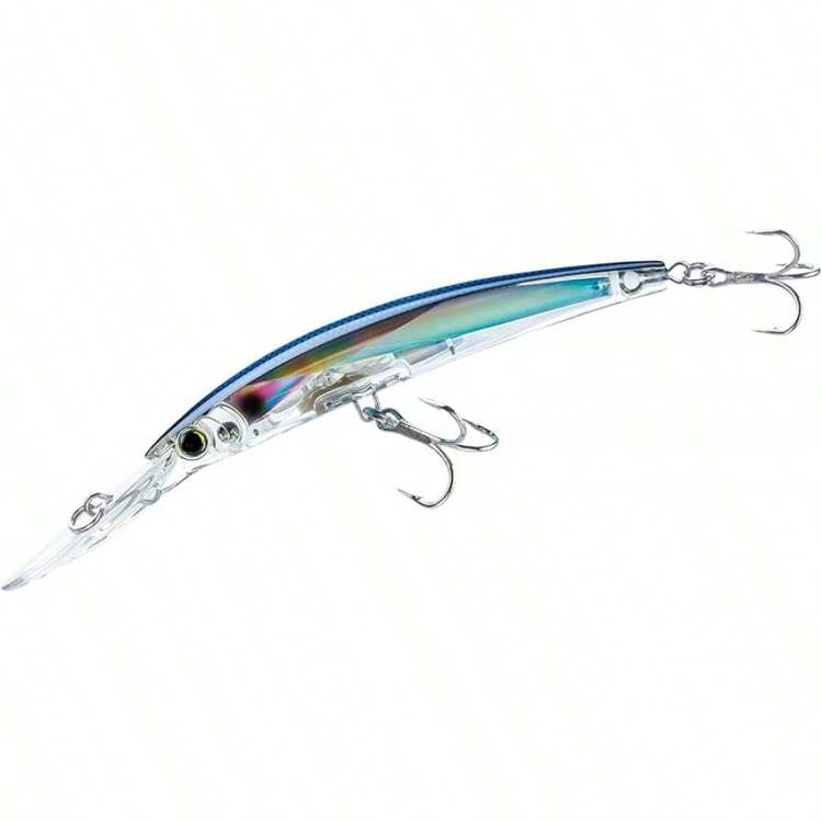 Yo-Zuri Crystal 3D Minnow Deep Diver Señuelo - Plata azul - Añade 6