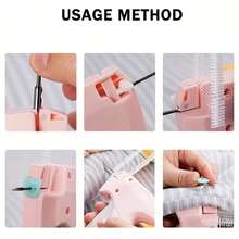 Multifunctional Tagging Gun For Clothing And Retail Use, Heavy-Duty Label Attacher With 6 Needles And 2000 Plastic Fasteners, Professional Price Tag Gun For Clothes, Fabrics, Toys, And Crafts