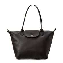 Longchamp Le Pliage Xtra Medium Leather Long Handle Tote - màu đen - Xem 1
