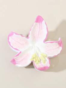 1pc Autumn And Winter Starfish Flower Hair Clip, Made Of PS Material, 10cm/3.94Inch, Suitable For Women's Headwear, Hair Accessories, Hair Clips, Claw Clips, Hair Claw On The Back Of The Head, Hair Claws, Suitable For Casual, Party, Street And Other Scenes. Cute And Versatile Style, High-End Hair Accessory, Can Be Used As A Holiday Gift, Can Be Worn For Four Seasons, Thick Hair And Thin Hair Can Be Used Fashion Hair Clutch Elegant Hair Jaw Clip - Multicolor - View 15