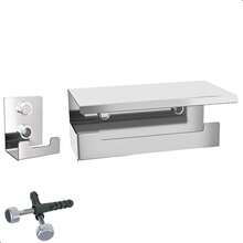 Kit Acessórios Banheiro 4 Peças Inox Dupla Fixação SF.ELG - Prata - Visão 4