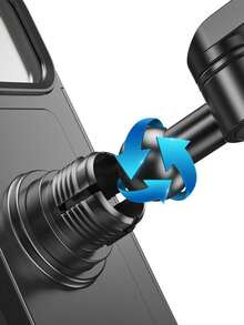 Waterproof Motorcycle/Bike Phone Mount - Abs 360° Rotatable, Extendable & Rainproof Magnetic Telescopic Phone Holder With Ipx6 Waterproof Case, High-Sensitivity Touchscreen & Camera Window - Multicolor - View 7