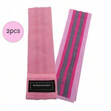 1/3pcs High Elasticity Booty Resistance Bands, Suitable For Home Workout, Muscle Strength Training (Unisex), Gym Accessories - Multicolor - View 12