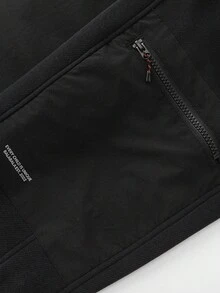 Balabala 儿童男童抓绒运动裤，2025秋冬款，保暖休闲 - 黑色 - 查看 7