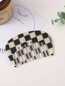 1pc Classic Vintage Small Makeup Comb, Sweet Cute Portable Pocket Size For Women Daily Grooming ,Comb Hair ,Hair Styling Tools - 彩色 - 查看 6