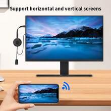 Wireless Screen Sharing Device, Mobile Phone Screen Mirroring Device, Display Adapter,Screen Sharing,High-Definition Android Conversion Connection, Monitor, Projector,Television, TV Stick, Dongle, Mirroring Adapter, WiFi Streaming Media & Movie Display Receiver - Black - G2 - View 8