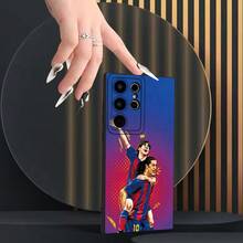Funda de teléfono mate anti-caída de moda, agarre cómodo, diseño estilo Barcelona. Compatible con Samsung Galaxy A13/A14/A25/A34/A52/A53/A54/A55/S20/S20 Ultra/S20 Plus/S21/S21 Ultra/S21 Plus/S22 Plus/S22 Ultra/S22/S23/S23 Plus/S68 Ultra. Regalo perfecto para amigos, familiares, novio y novia en Navidad o Año Nuevo. - Mezcla de colores - Ver 4