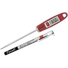 Escali DH1 Gourmet - Termómetro digital para carne con sonda extra larga, certificado NSF, negro(Rojo -) - Tipo 1 - Ver 2
