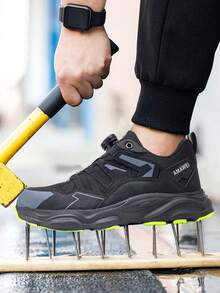 Dian Sen Christmas Gift Steel Toe Safety Shoes, Men's Work & Sports Shoes, Steel Toe Boots, Easy-To-Wear Work Safety Boots, Breathable Sports Work Shoes, Men's Boots, Work Safety Shoes, Men's Safety Boots, Anti-Crush Work Shoes, Steel Toe Shoes, Men's Work Boots, Anti-Puncture Safety Sports Shoes, Men's Safety Sports Shoes