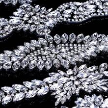 1Pc Iron-On Glass Rhinestone Applique Hotfix Shiny Crystal Decorative Patch Suitable For Clothing Dresses Shoes Bags Home Crafts Decorative Crystal Accessories, Christmas New Year Holiday Party Dress Art Decoration Applique - Multicolor - View 4