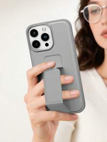 13/11 Kickstand Phone Case, Compatible With IPhone 16 Pro Max Kickstand Phone Case, Cool Apple 17 Pro Max Foldable Kickstand Phone Case, Shockproof Phone Case, Galaxy S25 FE Fashion Kickstand Phone Case, Galaxy A17/A07/A56/A16/A55 Phone Accessories, Hybrid 16/16e Phone Case, Redmi 15C Phone Case - Grey - View 2