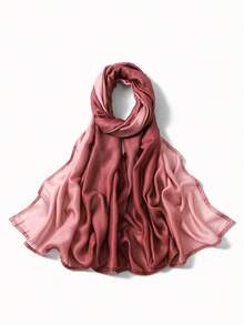 1 件女士粘胶纯色头巾，柔软宽边头巾，多功能防晒披肩，日常使用头带，适合 Abaya 配饰女士面纱 - 寬邊頭巾 - 查看 55