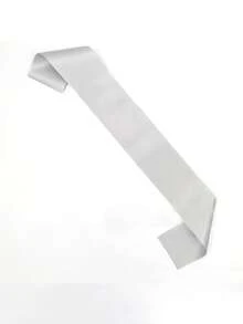 1Pc Custom Text Satin Ribbon, Personalized Quote Sash, Customized Birthday Sash, Customizable Bachelorette Sash, Ideal Gifts For Her Graduation, School Supplies, For Teacher Gifts, For University, For Colleague, For Dorm Rooms, For Teacher, For Boys And Girls, For Teenagers, Junior High School Students, College Students, University Students, Freshman,New Year Glamour - Multicolor - View 22