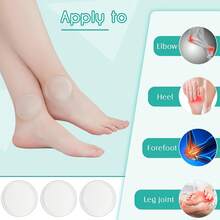 1片冰球踝关节护垫，适用于滑冰鞋的凝胶垫，冰上运动配件，冰上运动防护装备，冰刀保护套，灵活贴合，加强踝关节支撑，耐用凝胶垫，适用于冰球运动员和花样滑冰运动员