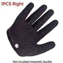 1 pieza Guantes para atrapar peces con imán, guantes antideslizantes para atrapar peces, guantes de látex para caza, accesorios de pesca, guantes impermeables y resistentes a cortes para proteger la mano, adecuados para mano izquierda y derecha - Negro - Ver 12