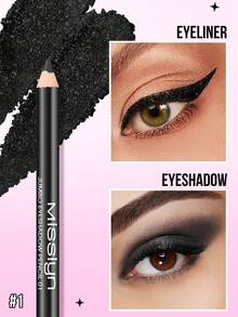 Bút kẻ mắt Jumbo MISSLYN, bút kẻ mắt nhũ chống thấm nước, công thức mịn mượt, dễ sử dụng, bám dính hoàn hảo trên da, lên màu chuẩn, cho hiệu ứng ngọc trai trong suốt, nhũ và kim loại, chống thấm nước lâu trôi, mịn như nhung, dạng kem. - #1 - Xem 2