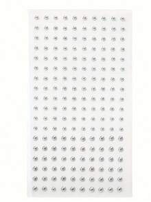 180pcs Fake Piercings Fake Face Piercing Fake Lip Stud Fake Nose,Fake Piercing Kit - Self-Adhesive Lip, Eyebrow, Nose Rings & Belly Jewelry For Prom Halloween Music Festival - 銀色 - 查看 9