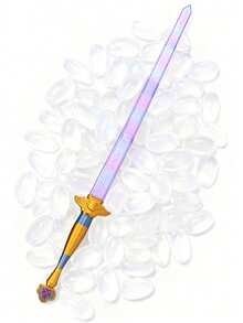 新款鲁米四虎剑，树脂可拆卸设计中国剑，角色扮演道具剑，塑料剑装饰品，完美礼物，生日礼物