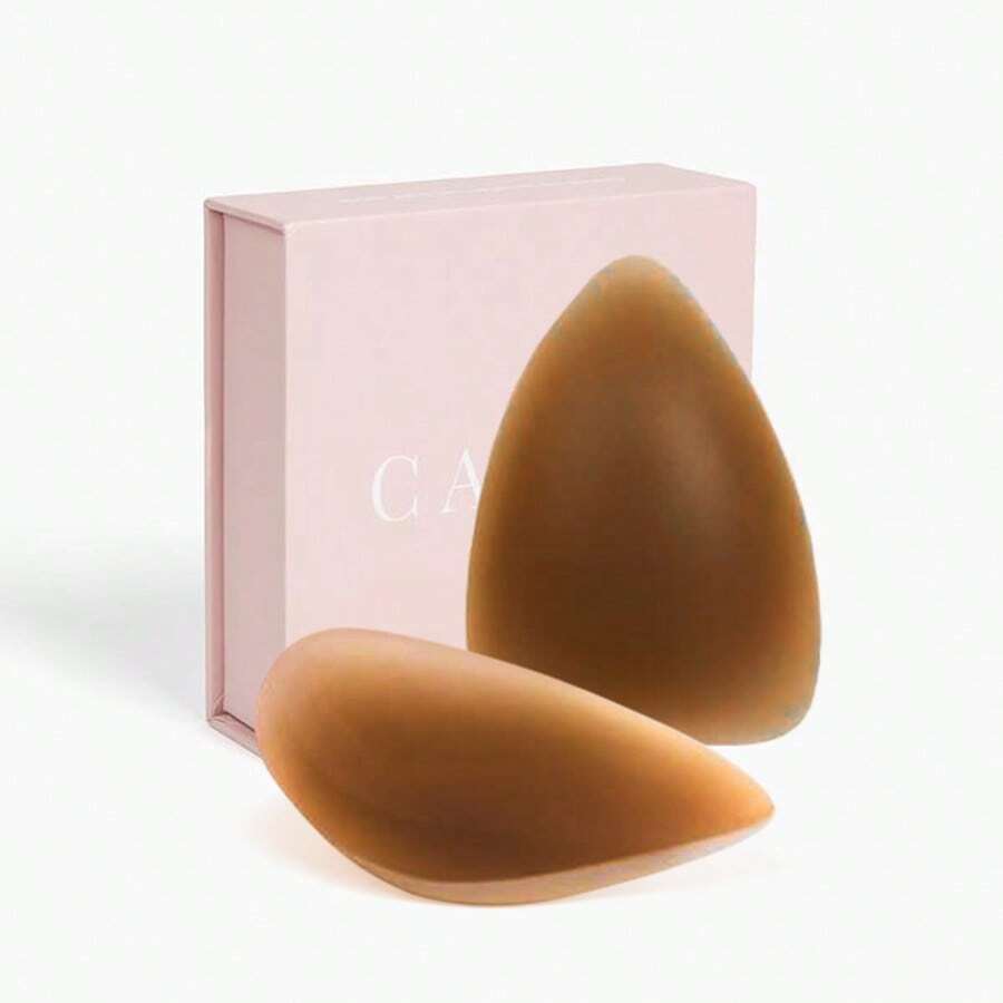 Cake Triangle Invisible Chest Patch Nipple Patch Say Goodbye To Sticky Feeling For Daily Necessities - 棕色 - 查看 1