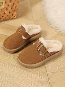 Kids Fashion Slippers / Kids Fashion Indoor & Outdoor Warm Lined Slippers, Run Small