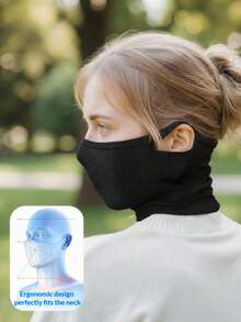 1/2 buah Masker Wajah Bersepeda Luar Ruangan, Cocok untuk Musim Gugur dan Musim Dingin, Masker Bersepeda Tahan Angin, Penutup Kepala Motor Unisex, Masker Wajah Bernapas, Pelindung Wajah - MultiWarna - View 3
