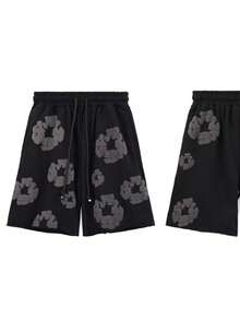 Foam Donut Printed Kapok Short-Sleeved Casual T-Shirt Cover For Men WomenNew Style - 黑色 - 查看 1