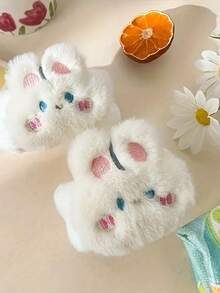 1对可爱卡通脸防水腕带，带吸水防水套，女士腕巾，腕巾套，腕带手镯，可阻挡水并防止溅水 - 彩色 - 查看 4