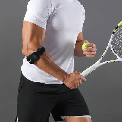 VBOSI 1pc Adjustable Tennis Elbow Brace - Unisex, Compression Support Strap Suitable For Golf And Other Sports