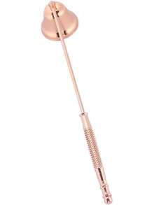 Candle Snuffer - Acero Inoxidable Polido, Diseño Moderno en Forma de Campana, Largo para Extinción Segura de Velas, Accesorio de Vela de Lujo (Oro Rosa) - 1 - Ver 9