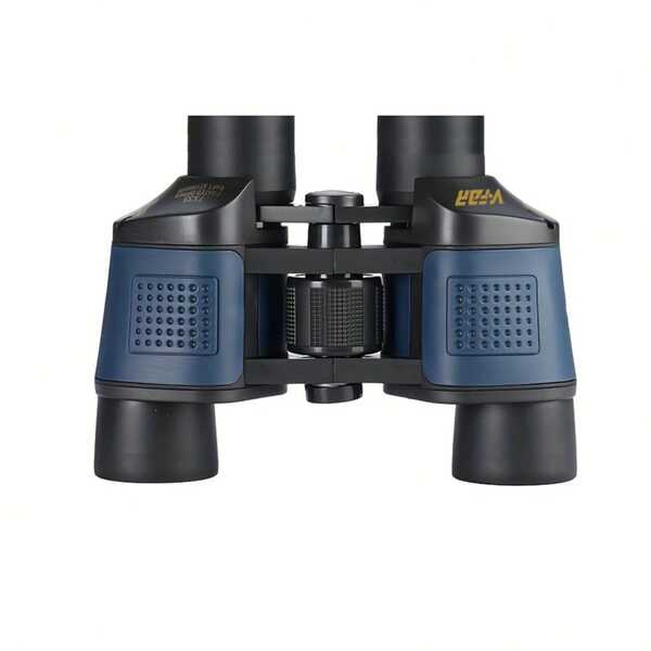 1 pieza Telescopio binocular azul V.FAR HD con recubrimiento multicapa FMC, portátil, con objetivo de 35 mm y ocular de 20 mm, para observación de paisajes, aves, juegos, conciertos y turismo