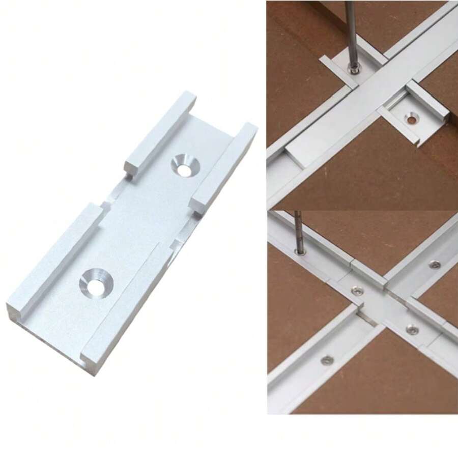 30 Type Woodworking Sliding Groove Guide Rail, Table Saw Cross Connector, Aluminum Alloy Sliding Groove, Universal Push Handle Special Modified Woodworking Workbench Accessories, Electric Circular Saw Inverted Table, Woodworking DIY Accessories