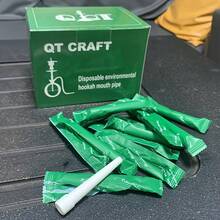 阿拉伯水烟壶吸嘴，一次性水烟壶吸嘴，独立包装，多种颜色可选，适用于大多数水烟壶吸嘴手柄，材质为[此处应填写材质名称]。 - 白色 - 查看 7