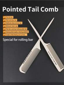 Hairstylist's Thick Family Hair Special Comb For Straight Hair Without Hurting The Scalp, Ponytail, Student Comb, Dormitory Comb - Multicolor - View 9