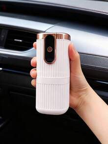 1 máy khuếch tán tinh dầu điện màu trắng, thích hợp sử dụng tại nhà, xe hơi, khách sạn, có thể treo tường/để bàn, 5 chế độ hoạt động, sạc USB, 6 lựa chọn tinh dầu. Thích hợp cho ô tô, nhà ở, phòng khách, phòng ngủ chính và văn phòng. Cung cấp nhiều tùy chọn bộ sản phẩm (Tùy chọn: 1/2/3 chai tinh dầu + 1 máy khuếch tán) để lấp đầy căn phòng bằng hương thơm. - trắng - Xem 5