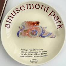 1个海洋系列发爪夹，新款度假风发夹，饰有马林鱼、章鱼、海龟、鲸鱼图案，大号时尚发爪夹，创意设计，跨境热销趣味海洋动物发夹，独特发髻夹，冬季发饰，夏季沙滩风发饰 - 彩色 - 查看 5