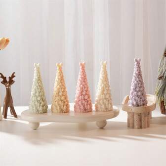 Bow Pillar Silicone Mold Bowknot Candle Mold For Soy Wax Home Ornament DIY Gifts