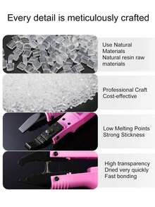 A Must-Have For Halloween! Keratin Hair Patch Adhesive 60g/100g, High-Strength, Heat-Resistant, High Viscosity - White - View 6