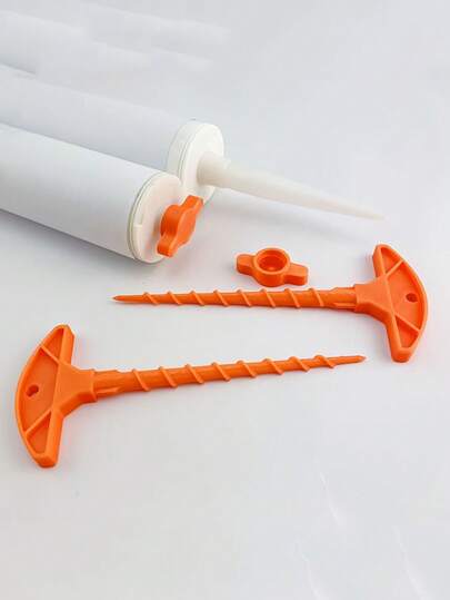 2pcs Plastic Glue Gun Sealing Caps & Unblocker Tips - Caps For Open-Core Tubes, Compatible With Hot Melt Glue Guns, Drying, Fits Standard Glue Stick Tubes (No Clog Remover Needed)