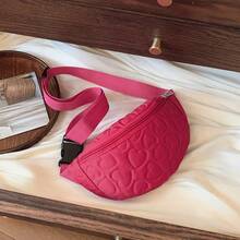 Solid Color Nylon Girls Chest Bag, Children Chest Pack