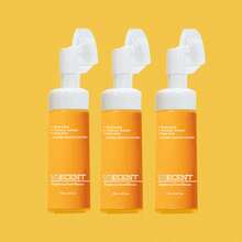Veecent Turmeric & Kojic Acid Foaming Facial Cleanser Set With Silicone Brush – Gentle Deep Cleansing & Brightening Face Wash 150ml - 橘色 - 查看 10