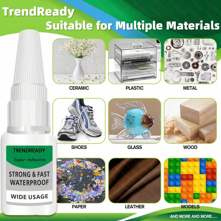 4PCS Heavy-Duty Metal Glue For Everything, Quick Drying For Shoes, Ceramics, Plastic, Wood, Metal, Clear & Waterproof, Super Glue Fuerte, Craft Glue, Wood Glue Fabric Glue, Plastic Glue, Rubber Glue - 4 件 - 查看 5