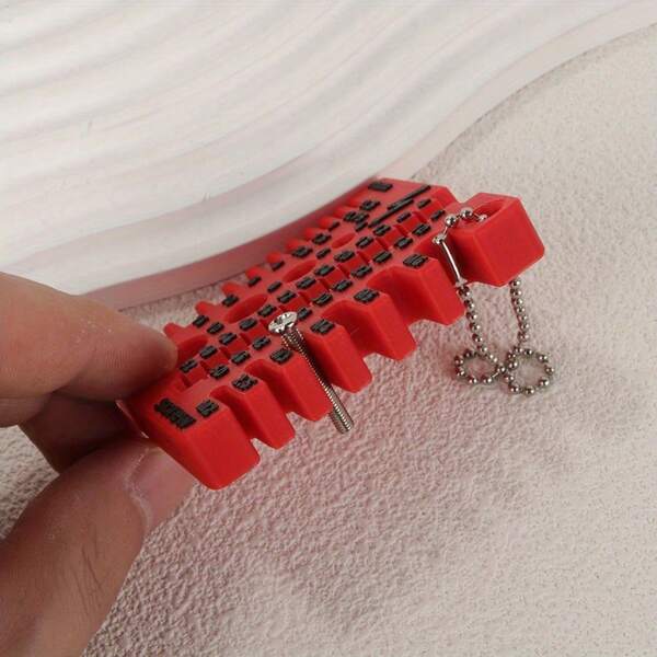 Portable Handheld Precision Screw & Bolt Gauge | Multifunctional Double-Sided Thickness & Diameter Measurement Tool, Suitable For DIY Electrical Repair Projects